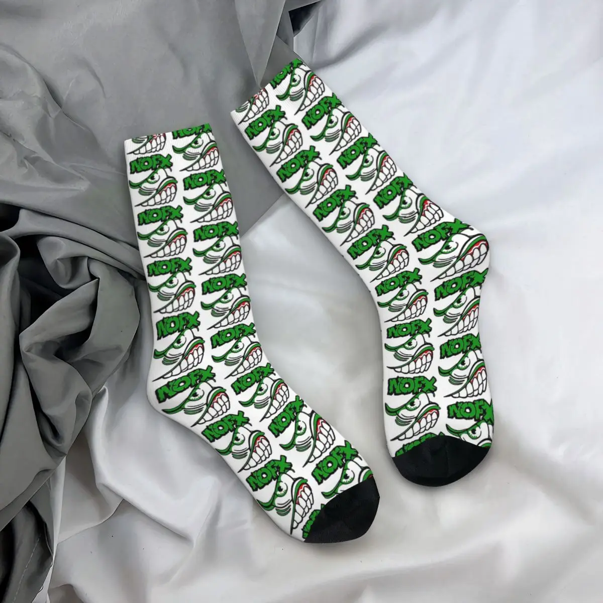 Nofx Punk Rock Band Unisex Winter Socks Warm Happy Socks Street Style Crazy Sock