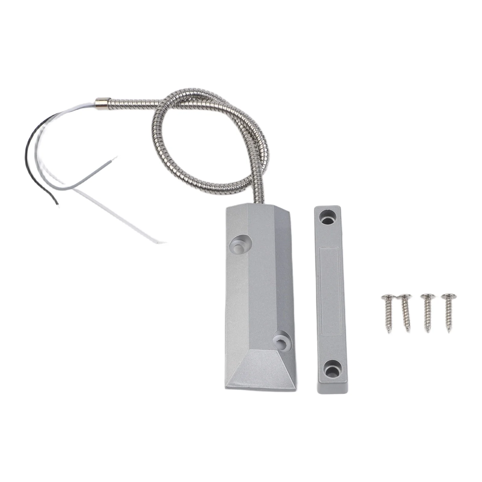 Home Security Magnetic Contact Switch Rolling Door Contact For Alarms Garage Door Switch 30cm Cable Length Reliable Operation