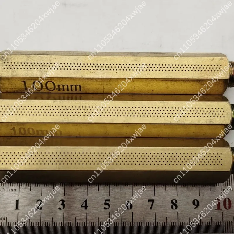 4 Row Brass Burner Head Glass Lampworking Torch Tip Fire Mouth Blowtorch Nozzle
