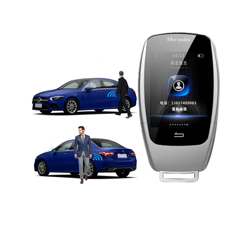 

Start Stop Cars Universal Screen Touch Sense LCD Display Smart Remote Control Open Trunk LCD Car Key