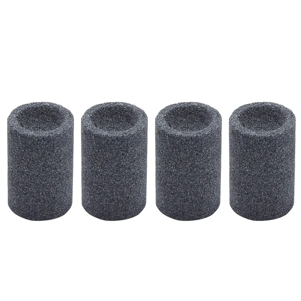 

4Pcs Darts Tips Millstone Needle Sharpener Steel Tip Grinding Stone Round Arts Sharpening Stone Dart Accessories Black for Home