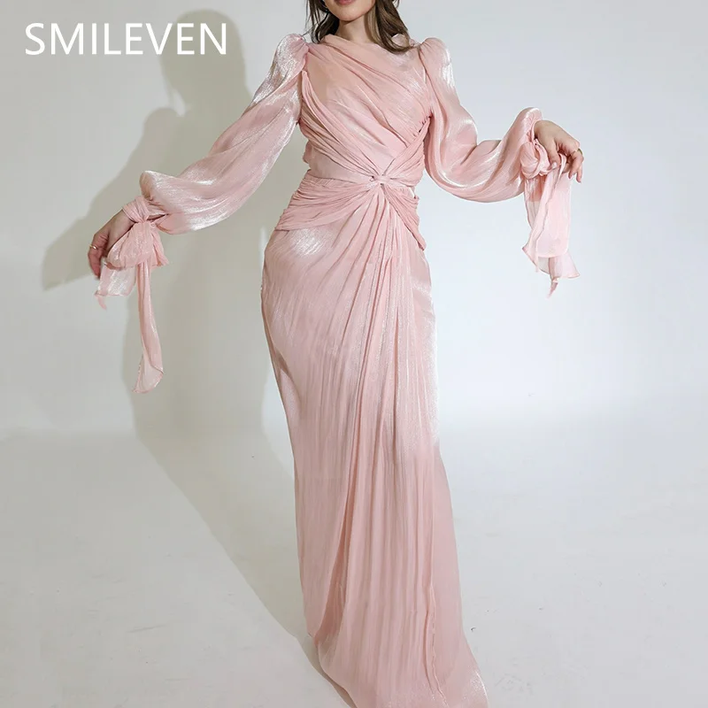 

Smileven A-line Elegant vestidos de fiesta Evening Gowns Saudi Arabia Luxury فساتين سهرة Formal Occasion Dresses Customized 2025