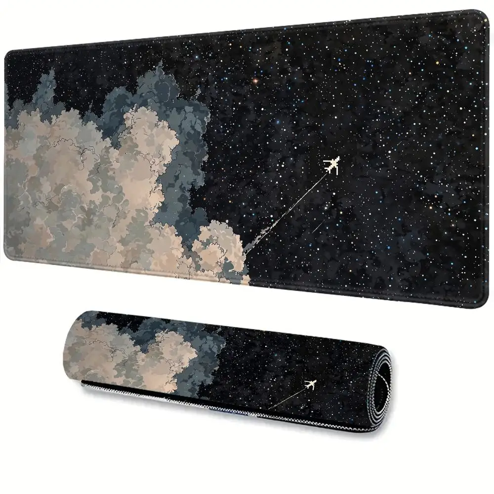 

Starry sky abstract art Mouse Pad XXL Desktop Keyboard Pads Game Rubber Anti-slip Desk Mat HD Computer Accessories Long Mousepad