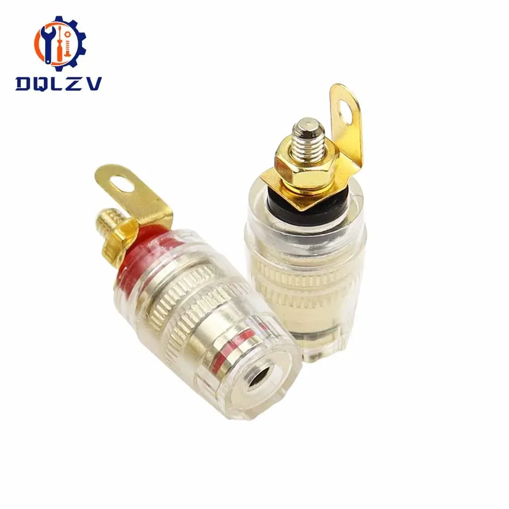 Speaker Terminal Binding Post 4mm Banana Plug Socket Low Frequency Amplifier Connector for Loudspeakers