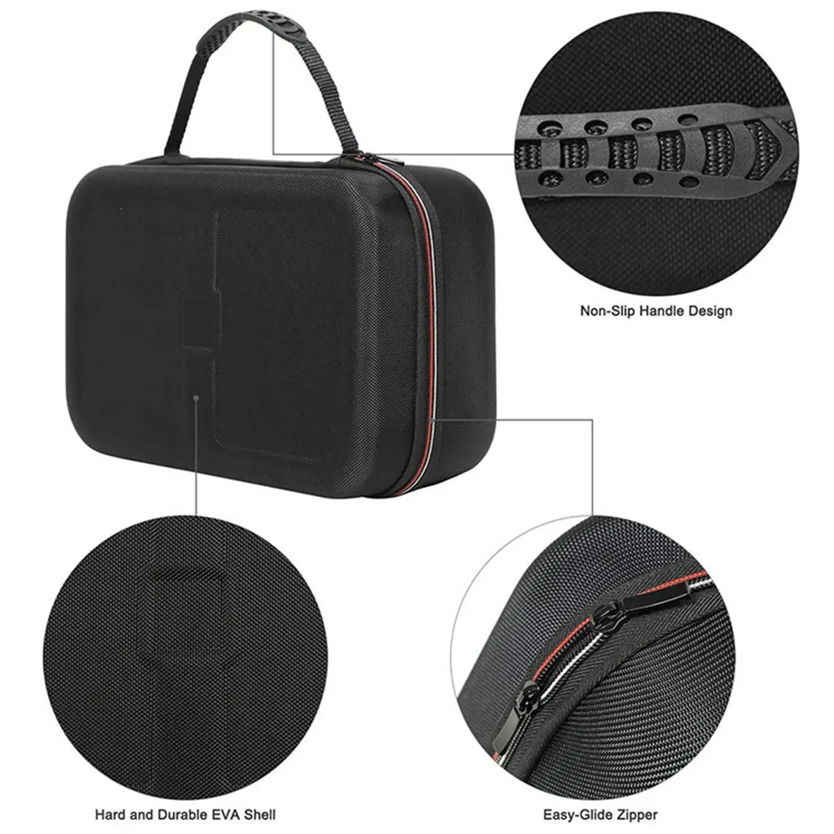 Accessories Storage Bag Case for Controller Travel Carrying Pouch Protective Organizer Set