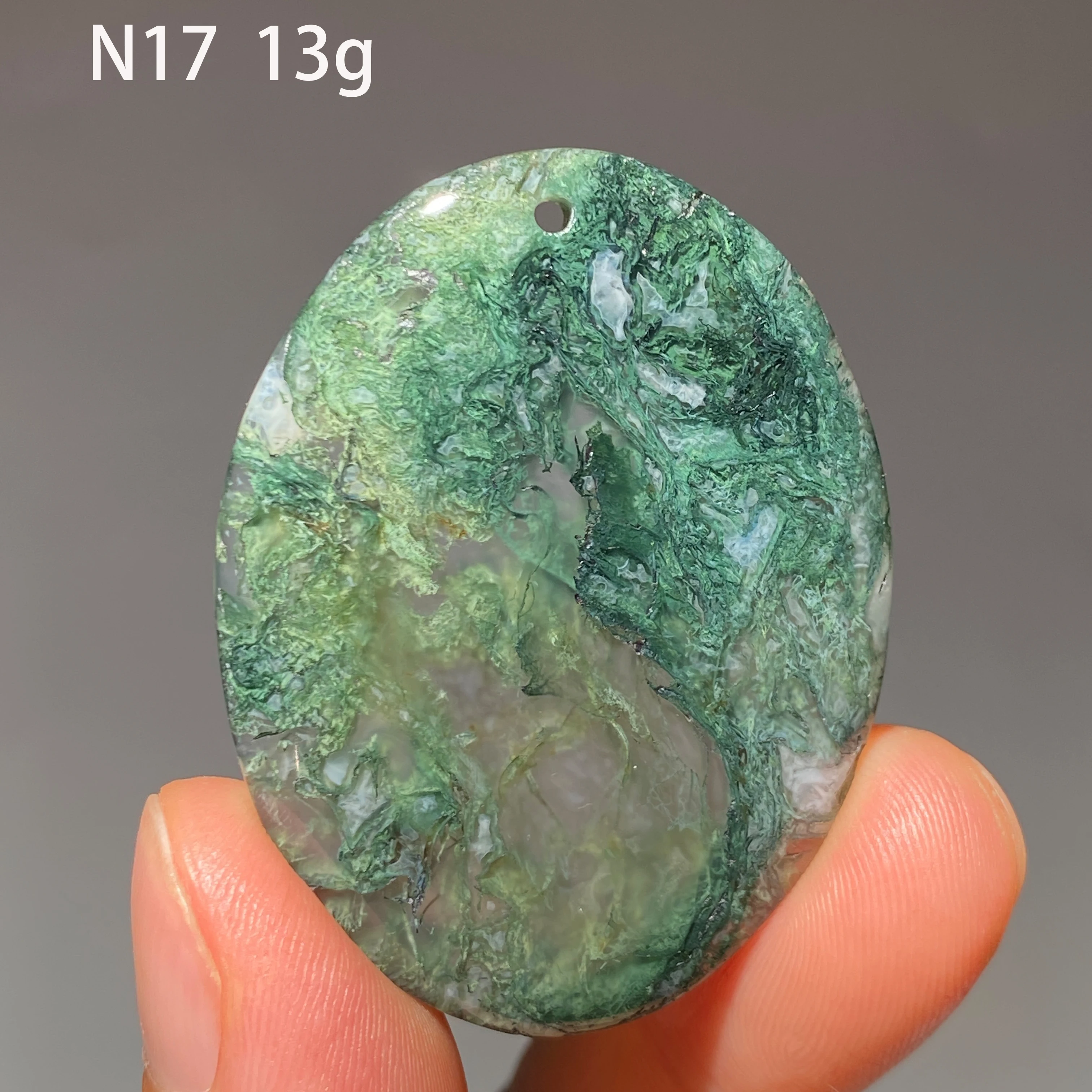 Natural Scenic Moss Agate Carnelian Pendant Polished Raw Quartz Healing Crystal Necklace Rock Decor DIY Jewelry Making Gem Gift