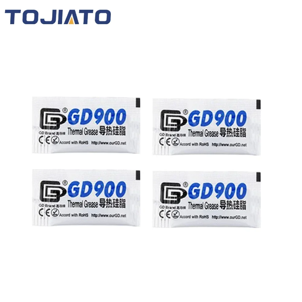 10pcs GD900 Thermal Grease Paste for Bambu Lab P1P P1S X1C BambuLab A1 A1 Mini 3D Printer Parts