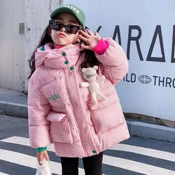 Girls Down Coat Jacket Cotton Windbreak Overcoat 2023 Special Warm Plus Thicken Winter Skiwear Outwear Children's Clothing