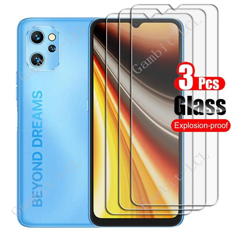 3PCS 9H HD Tempered Glass For UMIDIGI Power 7 Max 7S 6.7