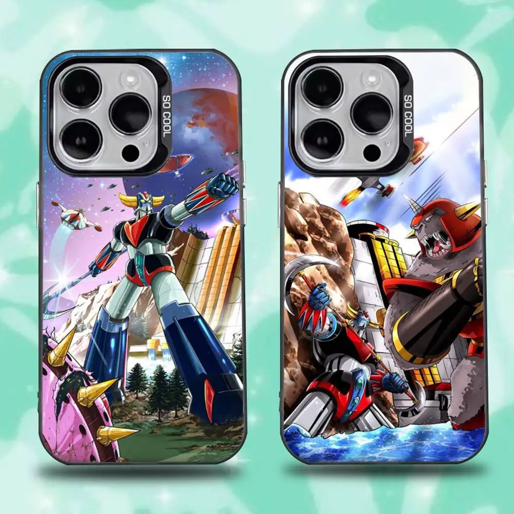 

UFO Robot G-Goldorak Phone Case For iPhone 16,15,14,13,12,11,Pro,Max,Plus,Mini,XS,SE Anti Fall Black Matte Hard Bumper
