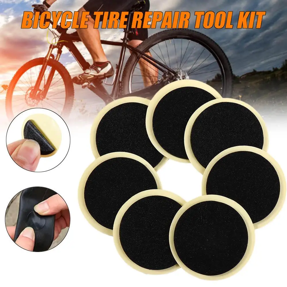

Without Glue Round Tire Patch Tyre Repair Patch Bike Tyre Patch Bicycle Tire Patch Tyre Repair Tools Rubber Puncture Patches