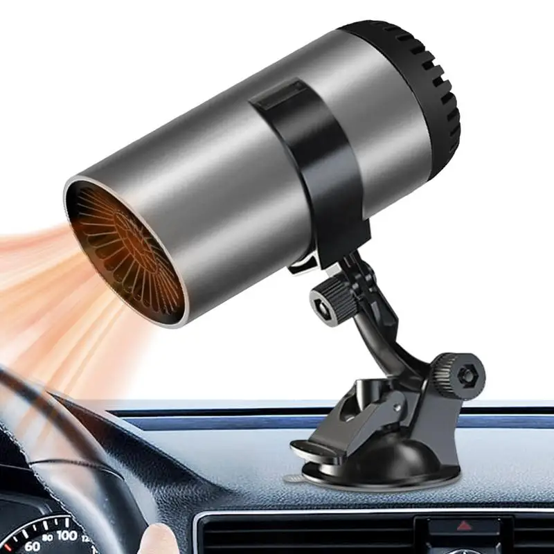 

Windshield Defroster Car Demister 12V 2 In1 Heating & Cooling With 360 Degree Suction Bracket Portable Car Heater Keeps Fog