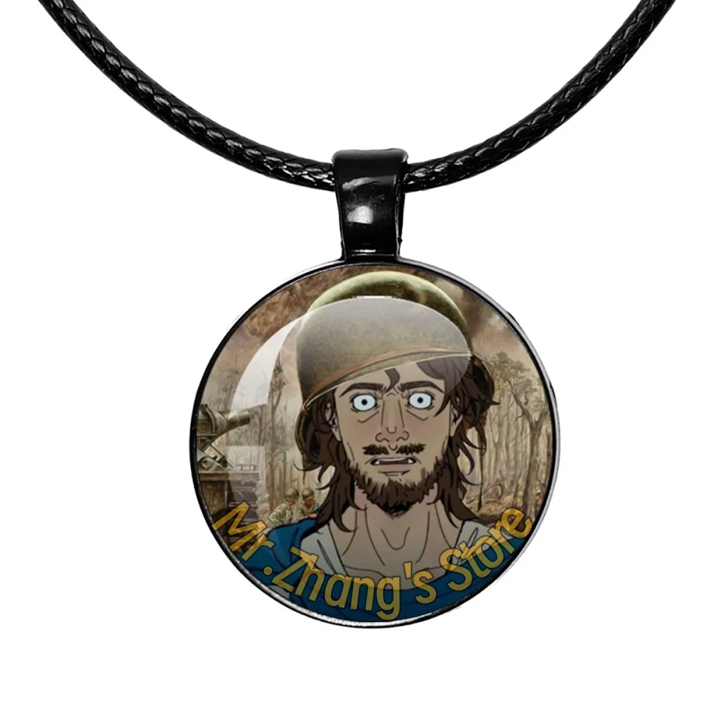 Epic The Musical 25mm Leather Rope Black Necklace Greek Mythology Handmade Jewelry Cabochon Pendant Accessories Fans Gifts