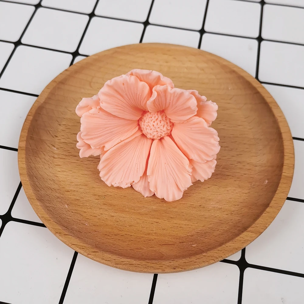 

3D Flower Magritte Shape Silicone Mold Cake Chocolate Candle Soap Mould DIY Aromatherarpy Household Decoration Craft Tools