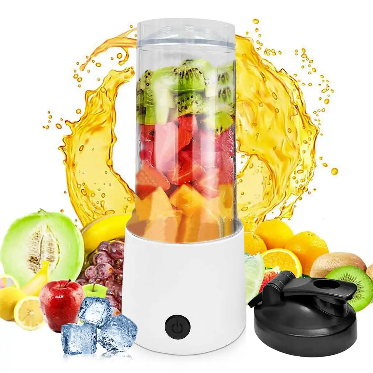 

Accompanying convenient juicer, portable charging small 500ml capacity juice cup, household multifunctional juice cup