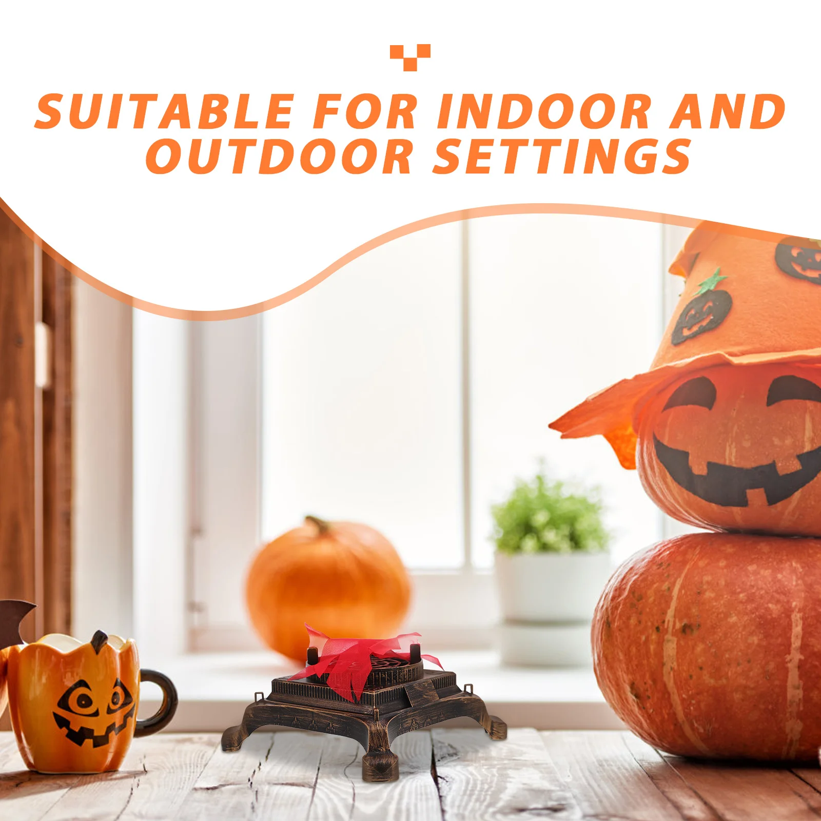 โคมไฟเปลวไฟจำลองแบบ USB เตาไฟปลอม แสงไฟตกแต่งคริสต์มาส ฮาโลวีน เอฟเฟกต์แสงไฟ ซุงไฟปลอม โคมไฟ LED เปลวไฟ