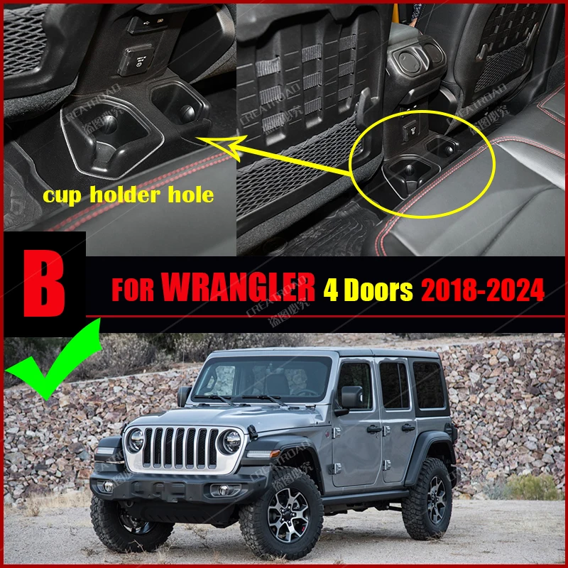 Car Floor Mats For Jeep Wrangler Four Doors 2018 2019 2020 2021 2022  2023 2024 Custom Auto  Carpet Cover Interior Accessories