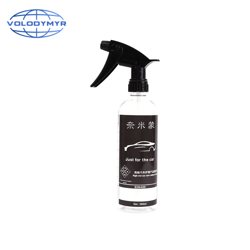 

Hand Pressure Trigger Sprayer Bottle 500ml Transparent Copper Nozzle Head Adjustable Air Compression Pump Manual Spray