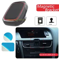 Car Phone Holder Magnetic For Audi A4 B8 8K A5 8T8 8F 2009-2016 GPS Strong Magnet Mount Bracket With a Base Interior Accessories