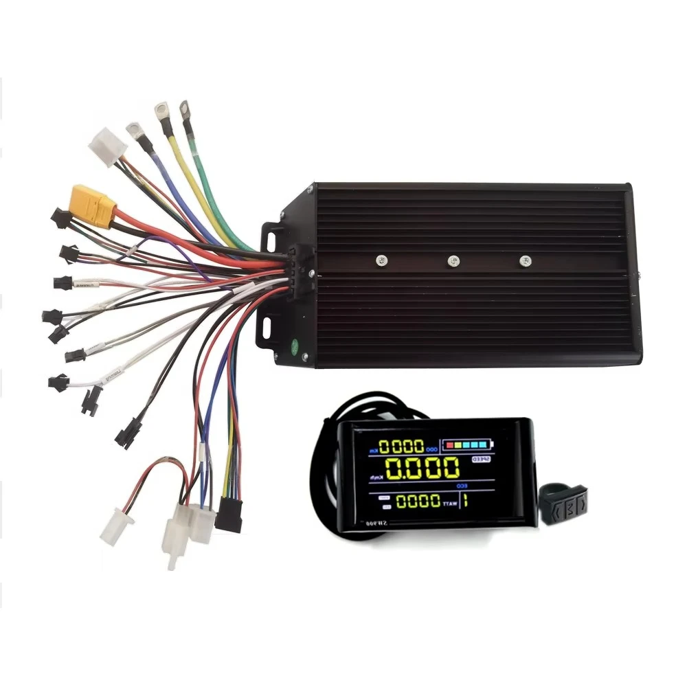48-72V 80A 3000W 5000W E lec triics Bi ke Scoo ter Motor M otor Converter sion Kit Ha ll Sensor Control er y S W900 Dis play