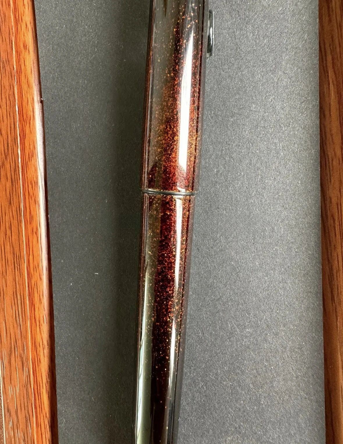 لا بنك الاستثمار القومي مجموعة يدوية ورنيش الحرفية مادة النحاس قلم حبر فقط حامل قلم للطيار 74/742/743 بحار 14K/21K البلاتين 3776