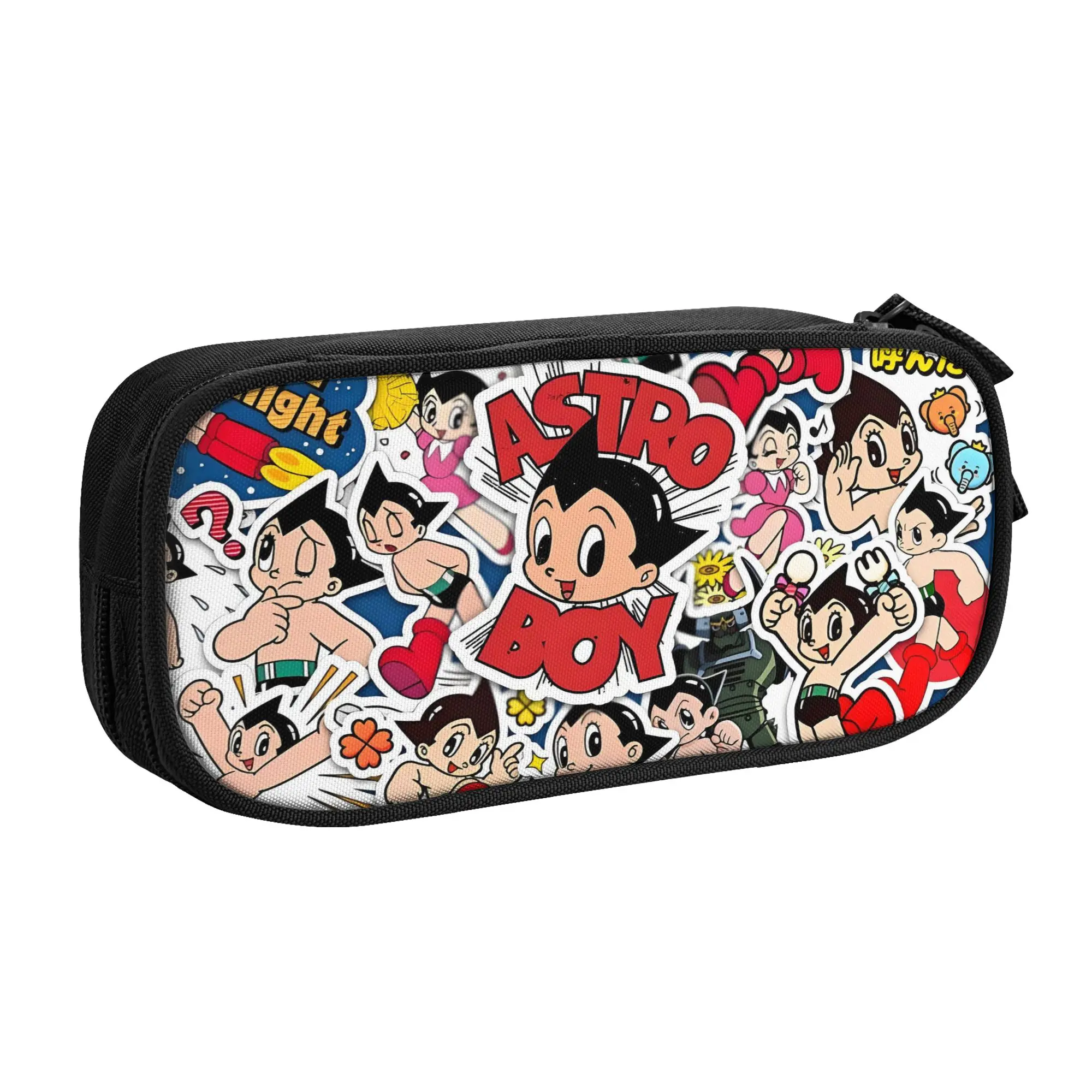Kawaii Japan Manga Astro Boy  Pencil Cases for Girls Boys Anime Cartoon  Large Capacity Pen Box Bag School Accessories