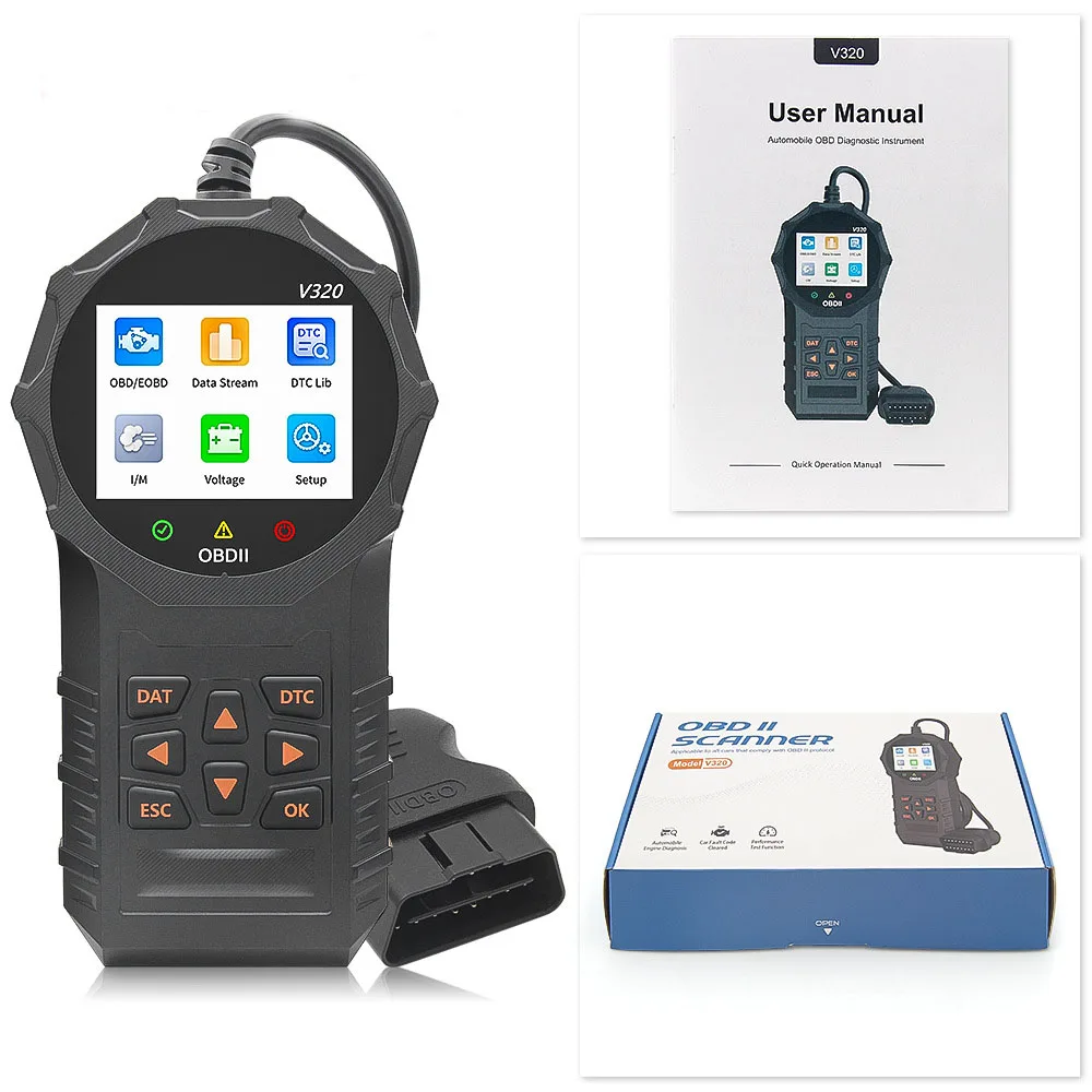 V320 Portable  Car Engine Analyzer Newest Version Auto Scanner with English Language Diagnostic Scanner Code Reader