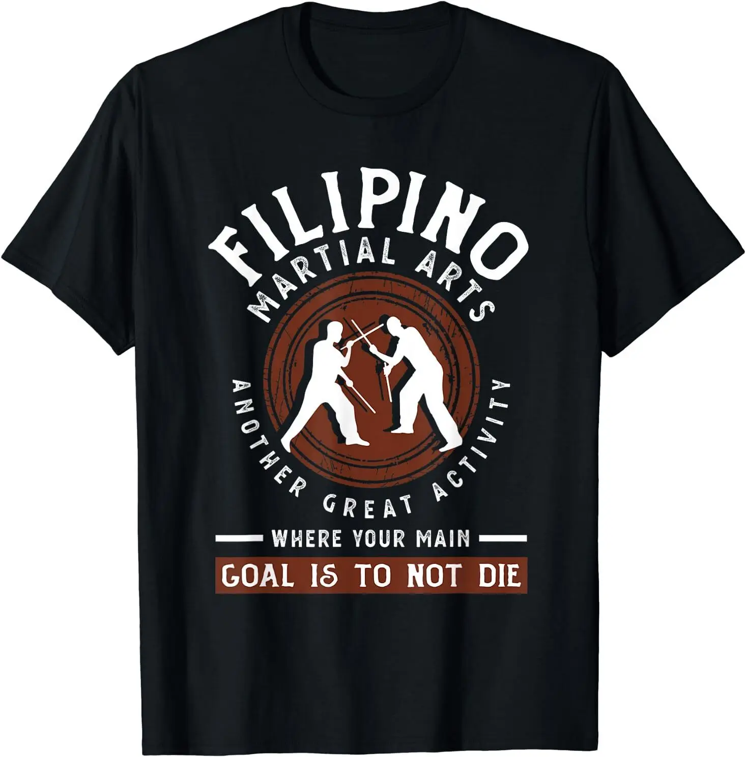 Eskrima Kali Arnis Escrima Sticks Filipino Martial Arts T-Shirt Size S-5XL