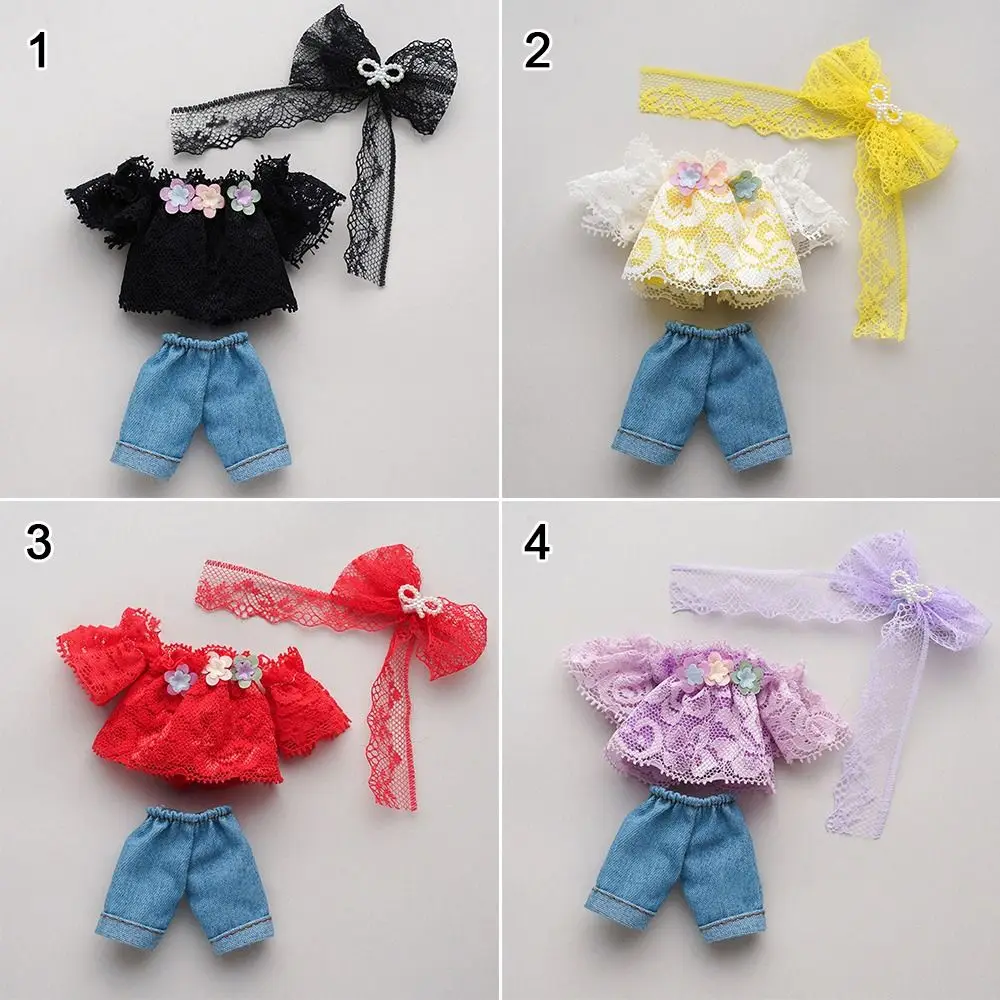 High Quality 4 Styles Doll Clothes with Headwear High-end Dress Up Children DIY Girls 16~17cm Doll/1/8 BJD Doll