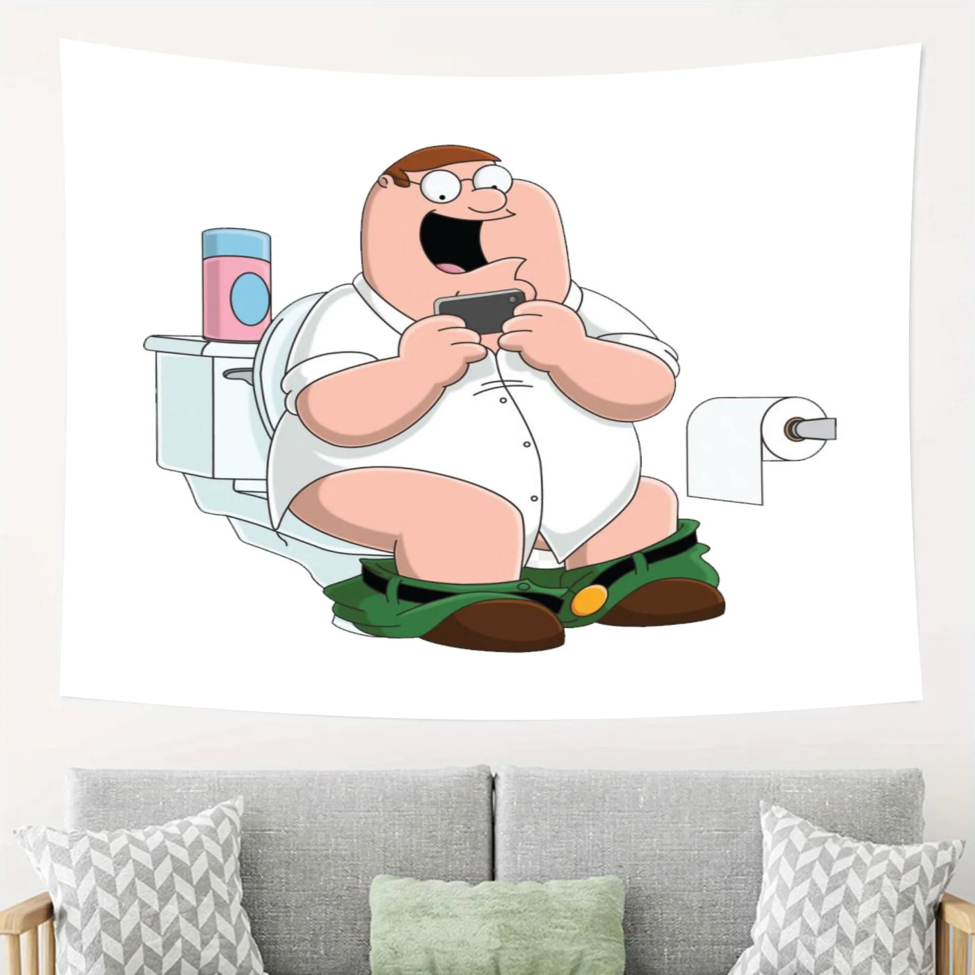 VIKAMA Peter Griffin Theme A Bold And Stylish Patterned Tapestry Suitable For Home Bedroom Dorm Wall Perfect Gift For Friends