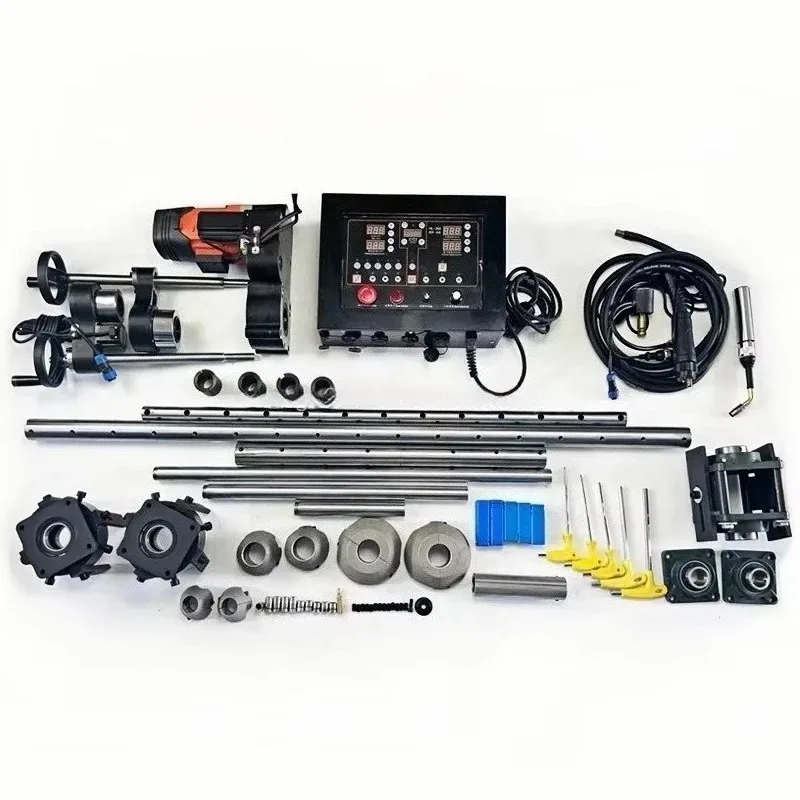 HL-350 Neuer Typ, automatische, tragbare 2-in-1-Leitungs- und Bohrschweißmaschine, Reparaturwerkzeuge für Bagger