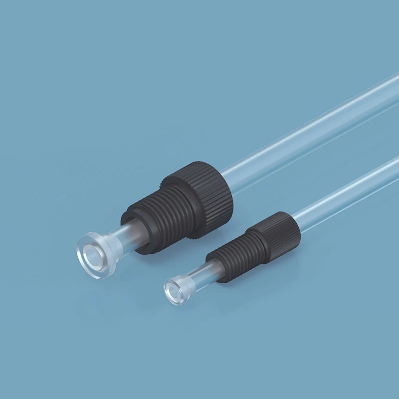 High Precision PEEK Pipe Fittings for Lab Equipment Chromatography Used with 6.4mm OD FEP/PTFE Tube
