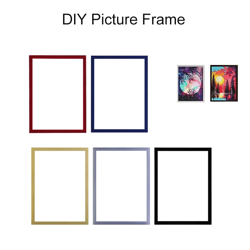 Diamond Painting Magnetic Frame for Poster Photo Picture Canvas Wall Sticker Home Decora painting Frame Creative Living Room Win