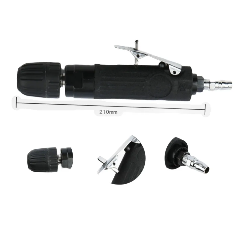 3/8 Inch Straight Air Drill Pneumatic Drill 2500RPM Pneumatic Drilling Engraving Polishing High-Speed Air Drill Pneumatic Tool