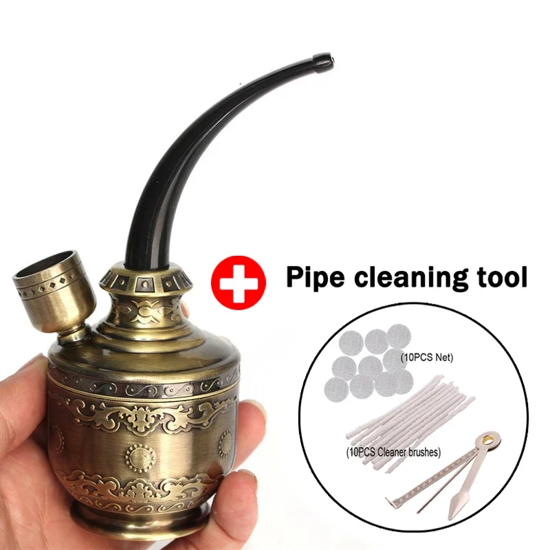 Classic Recirculating Water Cigarette filter Microfilter Creative Smoke Pipe Tar Filtration Portable Hookah Shisha Pipe Men Gift