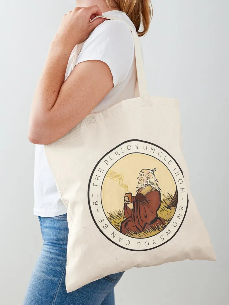 

The Person Uncle Iroh T-Shirt Tote Bag Lady bags woman shopping bag canvas tote Reusable bags