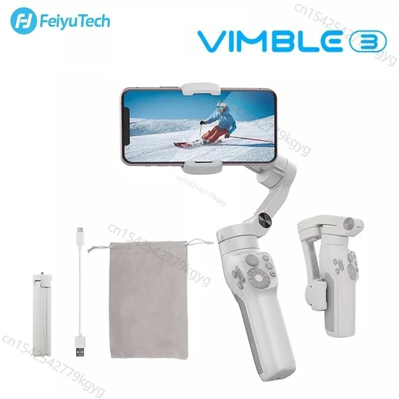 FeiyuTech Feiyu Vimble 3 3-Axis Extension Rod Handheld Gimbal Stabilizer Portable Foldable for Smartphone iPhone 13 Pro Max