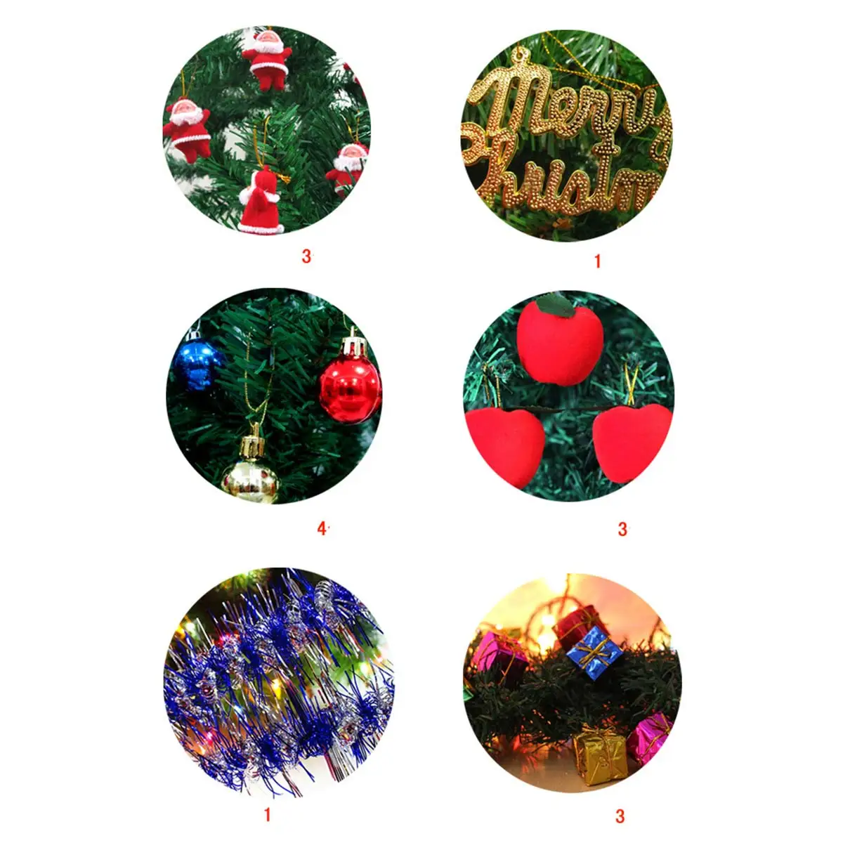

45 Cm Christmas Tree Decorations Small Trees for Xmas Table Centerpiece Craft Top Figurine Mini Sisal