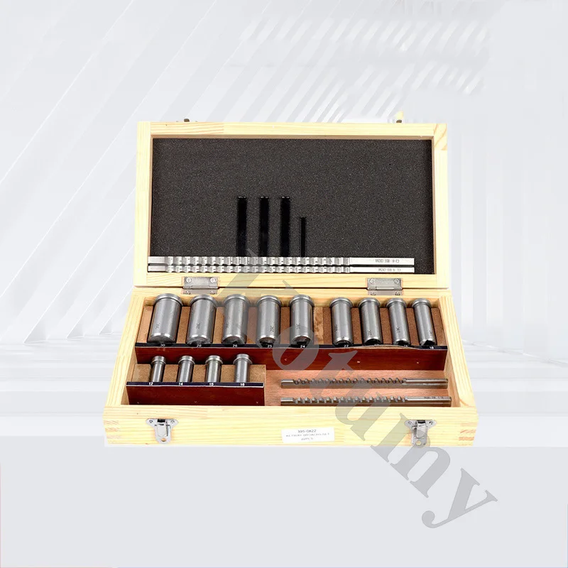 22pcs HSS Keyway Broach Set Bushing Shim Set Metric System 12-30 Keyway Tool Knife for CNC Machine