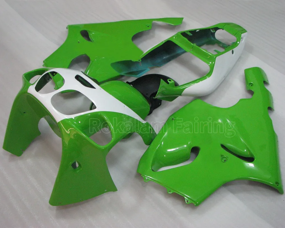 Green White Fairing Set For Kawasaki Ninja ZX7R 1996-2003 ZX 7R 96 97 98 99 00 01 02 03 Motorcycle Aftermarket Kit Fairing
