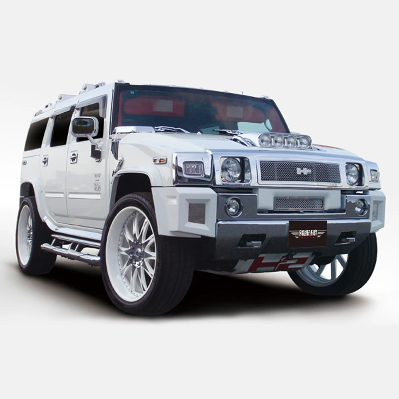 Wide Body Fender For Hummer H2 2003-2008 FRP Material Front Rear Bumper Cover Car Exterior  Accessories Body Kit