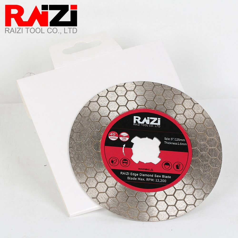Raizi 125มม./5นิ้ว XLOCK ตัดเพชรสำหรับกระเบื้องเซรามิคตัดและบดเพชร XLOCK กระเบื้องใบเลื่อยใบมีด