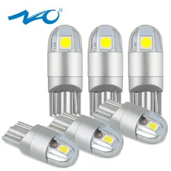 NAO 6x T10 LED W5W 3030 Car Light 5W5 WY5W 168 194 For E46 E90 Auto Accessories Clearance Bulb Reading Lamp 12V Red Yellow 3000K