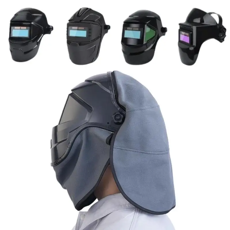 Hot Sale 1 Set Welded Helmet Cover And Helmet Bib With Press Fit Seal Welded Accessories To Protect Neck
