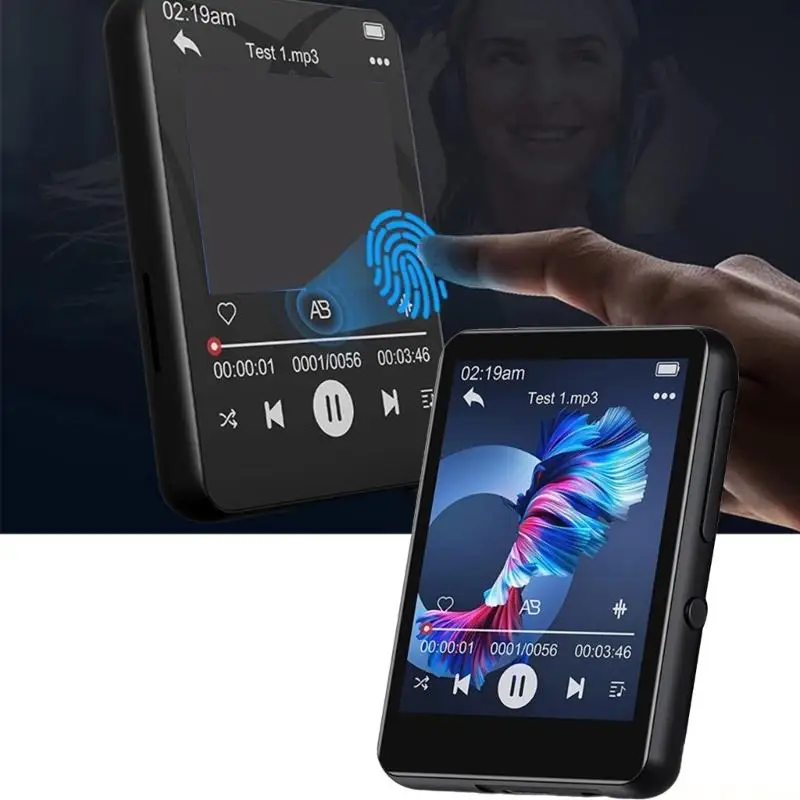M5TD Full Touch Panel M.p.3. MP4 Player 32GB Storage B.t. 5.3 Constructed in Lecturer RADIO Radio Alarm Recording for Dynamic