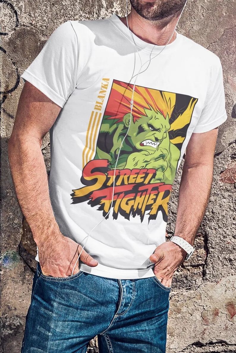 Blanka Champ The World Warrior Premium Unisex T-shirt.