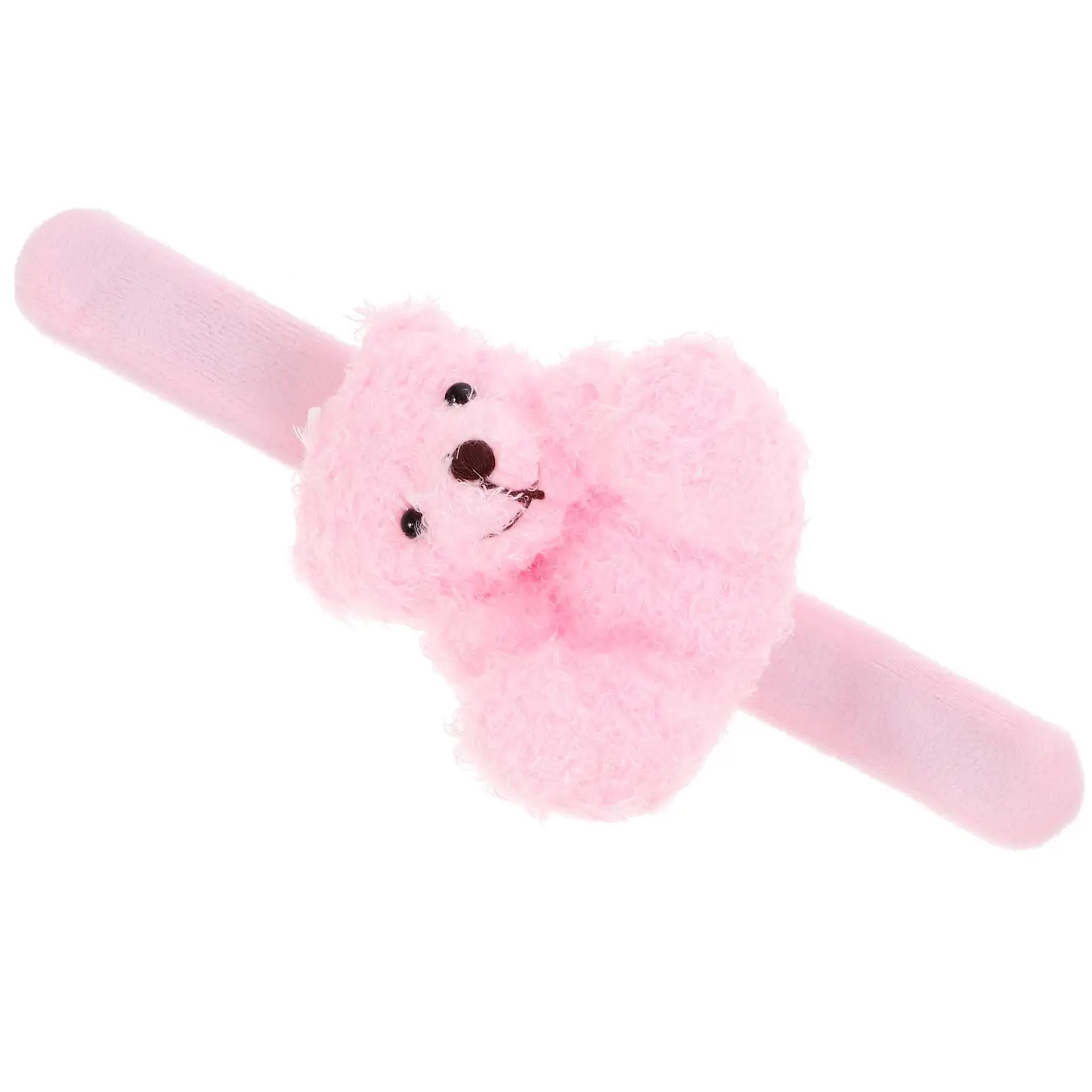 

Plush Ring Slap Bracelet Animal Pattern Bands Patting Wrist Party Favors For Animals Decorative Bracelets