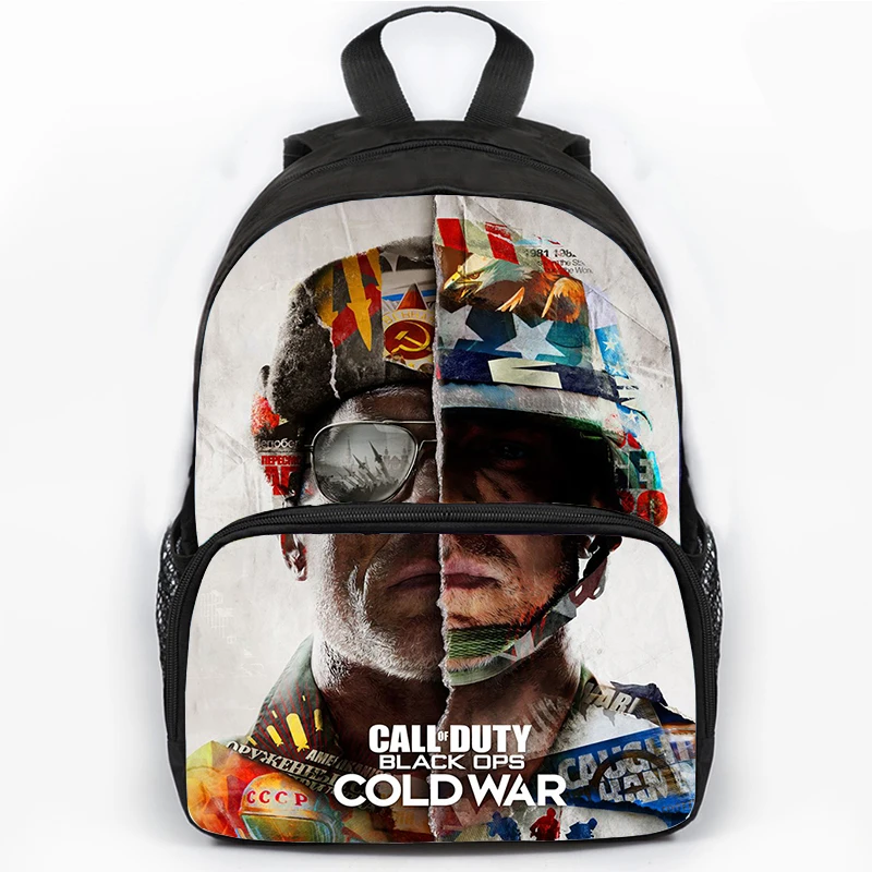 Children Bookbag Game Call of Duty Warzone Print Backpack Large Capacity Student School Bags Travel Bags Middle School Rucksack