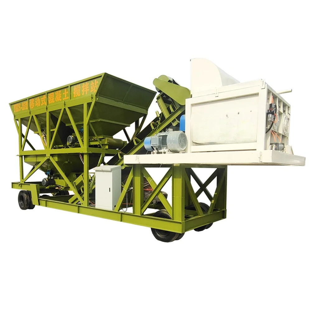 

YHZS60JS1500 Large, medium and small mobile concrete mixing plant equipment