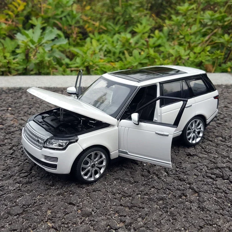 

Модель автомобиля из сплава Land Rover SUV, литой под давлением металл, 1:24, игрушка, модель внедорожника, коллекция моделирования, игрушка в подарок